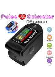 2022 Professional Finger Oximeter TFT Digital Pulse Oximeter SpO2 Blood Oxygen Saturation Meter PR Heart Rate Monitor Oximetro