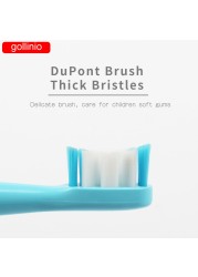 Gollinio Electric Toothbrush Kids Usb Fast Charging GL54B Children's Toothbrush Rechargeable Toothbrush Replacement Head