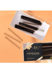 1000 Fans 3D-14D Premade Volume Lash Extension Fans Thin Pointy Base Sharp Slim Narrow Stem Russia Size Eyelash Extension Fan