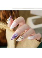 Pearl Shell Japanese Cute Cat Nail Decoration Zircon Diamond Nail Nail