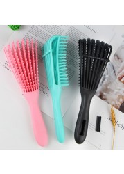 Women Hair Scalp Massage Comb Detangling Brush for Curly Hair Non-slip Rubber Octopus Hair Brush Comb Scalp Massage Styling Tool