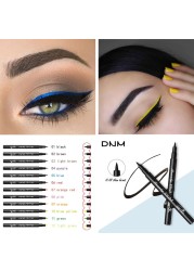 12 Colors Matte Eyeliner Waterproof Liquid Eyeliner Pen Black Blue Colored Eyeliner Long Lasting Eyeliner Pigments