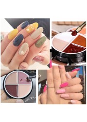 4 Color Solid Canned Nail Gel Cream Texture Phototherapy Painting Gel UV LED DIY Nail Art Design Nail Gel Polish TSLM1