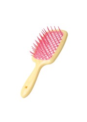 Plastic Hollow Mesh Comb Wet Dry Dual-use Women Scalp Massage Comb Hair Brush Hollow Out Home Salon DIY Hair Styling Tool