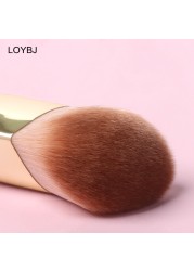 Wig 1/2 Piece Foundation Makeup Brush Slant Head Liquid Foundation Concealer Cosmetic Blending Brushes Face Contour Beauty Tool