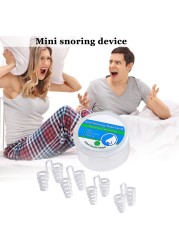 Anti Snoring Device 4/8pcs/set Anti Snoring Tools Nose Stopper Nose Nozzles Nose Dilator Improve Sleep Sleep Aid