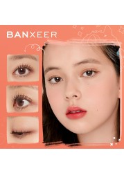 BANXEER Ultra Fine Long Eyelashes Mascara 4D Silk Fiber Waterproof Curling Mascara Volume Extension Female Cosmetics Makeup