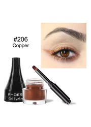 10 Colors Matte Eyeliner Gel With Brush Waterproof Quick Dry Long Lasting Eye Makeup Anti-sweat Eye Liner Cream