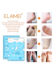 2pcs/bag Foot Mask Peeling Legs Feet Mask Scrub Exfoliating Socks for Pedicure Anti-crack Heel Remove Skin Foot Patch