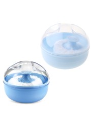 Portable Baby Soft Body Talc Powder Puff Sponge Container Box Useful Supplies