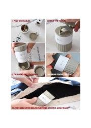 4 in 1 Powder Grinder Pill Divider Divider Box Multifunction Storage Container Storage Dispenser Organizer