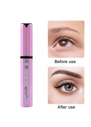 Electric Heated Eyelashes Roller USB Rechargeable Eyelashes Curler Fast Heating Natural Eyelashes Curler Long Lasting Makeup