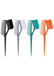 Professional Hair Dye Comb With Brush Plastic Hair Coloring Brushes Comb Barber Salon Hairdressing Hair Styling Tools