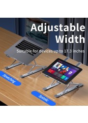 Adjustable Laptop Stand Aluminum For MacBook Foldable Tablet PC Support Notebook Stand TableLaptop Cooling Pad Stand