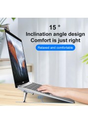 Metal Foldable Laptop Stand Base Non-slip Bracket for MacBook Pro Air Lenovo Laptop Accessories Notebook Stand