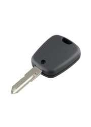 2 Buttons Car Remote Key Shell Fob Key Case With 206 Key Blade Micro Fit For Peugeot 106 107 206 207 306 307 406 407