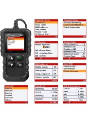 إطلاق X431 CR3001 سيارة كامل OBD2 /EOBD رمز القارئ الماسح الضوئي السيارات المهنية OBDII أدوات التشخيص pk KW310 ELM327 iCar2