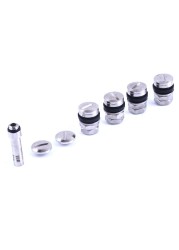 4pcs Stealth Flush Mount Car Tire Hidden Valve Stems