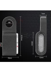 دراجة نارية صغيرة مؤشرات مصباح إشارة الانعطاف LED المقود العنبر مصباح إشارة الوامض سبائك الألومنيوم intermitrest موتو 12 فولت