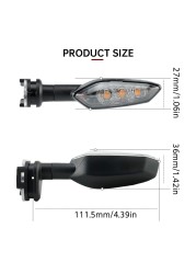 LED بدوره مصباح إشارة لياماها YZF R15 R25 R3 R125 MT-25 MT-03 MT15 MT-15 M-سلاز 150 دراجة نارية الملحقات مؤشر مصباح