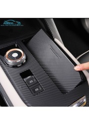 For Haval H6 2021 Car Console Gearbox Dashboard Sticker Strips Carbon Fiber Tape Saloon Garnish Interior Decoration Accessories