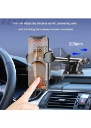 Gravity Suction Cup Adjustable Universal Car Phone Holder Stand Holder in Car GPS Mount for iPhone 12 Pro Max Xiaomi