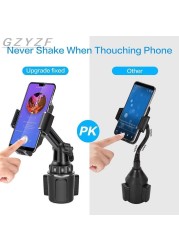 Adjustable Car Cup Holder Mobile Phone Mount Holder for Cell Phones Car Cup Phone Mount for Huawei Samsung