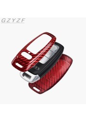 Carbon Fiber Key Case Cover For Audi A1 A3 8P 8V 8L A4 A4L B6 B7 B8 A5 8T A6 C5 C6 C7 A7 4G A8 4E D3 D4 8N 8J Q5 Q7 TT S3 4 6 8