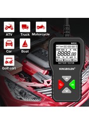 BM550 سيارة جهاز اختبار بطارية OBD2 6V 12V 24V 100-2000 CCA 2Ah-220Ah نظام البطارية كشف السيارات مُحلل بطارية تشخيص أداة # KL1