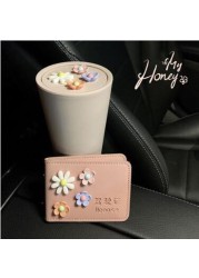 Cute and creative small mini car trash can car storage box storage bag desktop trash can debris box promotional gifts small gift