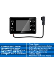 12V 24V Diesel Air Heater LCD Monitor Switch Control Panel Motherboard Remote Control Car Parking Heater Controller