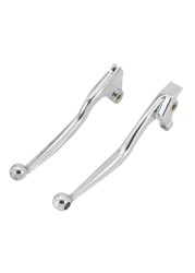 Motorcycle Chrome Brake Hand Clutch Lever Aluminum Left Right Side 2pcs For Yamaha Drag Star XVS400 650