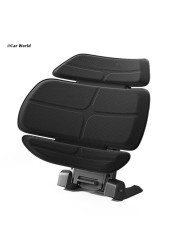 6XDB Auto Seat Back Office Support Memory Foam Lumbar Support Waist Support With Adjustable Straps