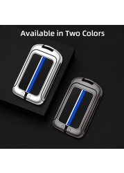 Zinc Alloy Car Key Cover Shell Bag Holder Fob Volvo XC40 XC60 XC90 S60 S90 V60 V90 Keychain Keyring Accessories