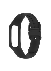 Anti-Scratch Soft Silicone Watch Band Wrist Strap Replacement For Samsung Galaxy Fit-e R375 Smart Watch Bracelet Accessories