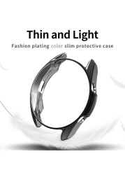 TPU Case For Galaxy Watch 4 45mm 41mm Silicone Protection Watchcase For Samsung Galaxy Watch 3 45mm 41mm Accessories Cover Bumber