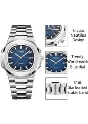 Luxury Men's Bladen Watches High Quality Steel Strap Watch Men Fashion Waterproof Designer Diver Watch Men 2022