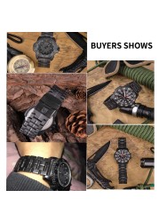 Men's Military Watch Plastic Fiber Strap, Water Resistant, 23mm, 3051 3160 3080 6402 Sport