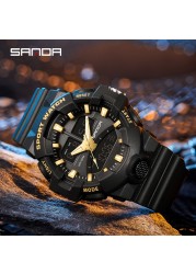 Men Analog Digital Watch Shock Resistant Military Sports Watch Multifunction Wristwatch Waterproof Watch For Man 2022