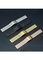 Watch Band For Samsung Galaxy 4 Premium Solid Stainless Steel Watch Bracelet Straps For Huawei Wristband 18 20mm 22 24mm