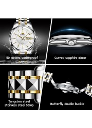 OUPINKE Automatic Watch Men Luxury Brand Men Watches Casual Business Expensive Sapphire Glass Waterproof Mechanical Wrist Watch