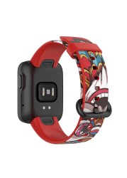 Camouflage print silicone strap for xiaomi mi watch lite watchband xiomi xaomi xiami my miwatch light watches straps bands