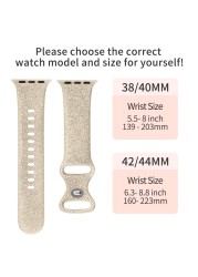 10pcs/6pcs/5pcs/lot Silicone Strap for Apple Watch Band 38mm 42mm 40mm 44mm 45mm Watchband Bracelet for iWatch 7 6 5 4 3 2 1 SE