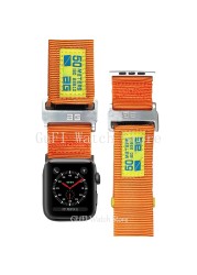 حزام ساعة ل أبل ساعة 7/6/5/4/3/2/1/SE 42 44 مللي متر 41 45 مللي متر موضة الأشرطة ل iwatch 38 مللي متر 40 مللي متر النايلون الرياضة حزام ساعة سوار