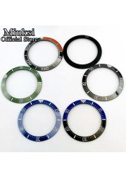 Miuksi 40mm high quality ceramic bezel watch parts fit 43mm watch case for watch sea