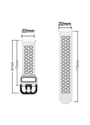 22 مللي متر سيليكون باند متوافق مع ساعة هواوي 3 برو 48 مللي متر/ساعة هواوي 3 46 مللي متر/هواوي Gt3 46 مللي متر/gt3 عداء الفرقة حزام سيليكون