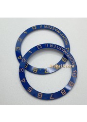 38mm/42mm Watch Bezel Yacht-Master II Sub Blue Ceramic Watch Bezel Replacement Part Accessories