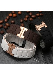 23mm 20mm Silicone Rubber Hard Watchband In Rubber For AR5890 AR5889 AR5858 AR5920 AR5868 AR8023 Man Woman Watch Band Bracelet