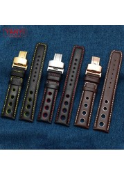 Genuine Leather Bracelet for Tissot Sports Racing Series PRS516 T91 1853 Top Layer Cowhide Watch Band 20mm for Chopin Watchband