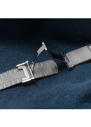 Milanese Stainless Steel Watch Band For IWC PORTUGIESER PORTUGIESER Metal Bracelet Watch Band Mesh Watch Band 20mm22mm Wristband Accessories